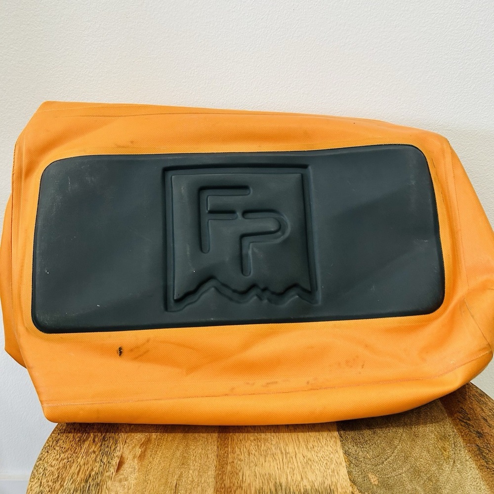 Fishpond Thunderhead Submersible Orange Duffel- Eco Luggage Used One Hole - Picture 7 of 11